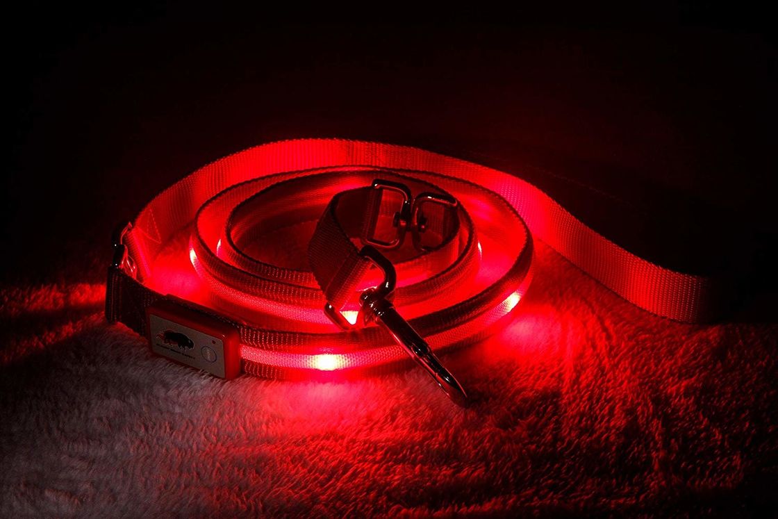 Super Bright Illuminated Dog Leash Runs Over 7 Hours For Dogs Walking Training